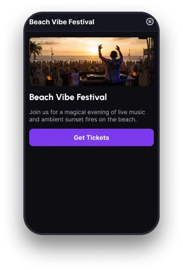 Beach Vibe Festival Telegram preview